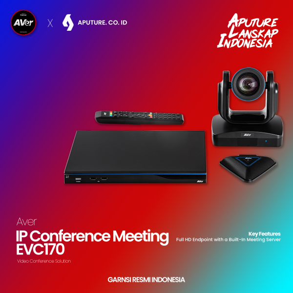 Aver EVC170 Full HD Endpoint with a Built-In Meeting Server